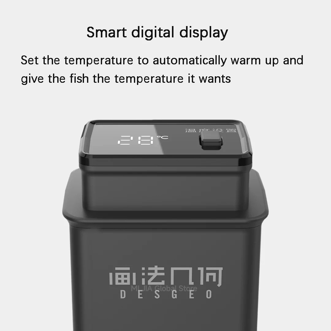 MIJIA DESGEO 50W – inteligentn – Fish Tank Heater recenzja i cena